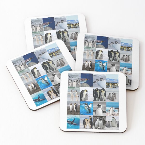 Item preview, Arctic Penguin Photo Collage designed and sold by ColorfulPrints.