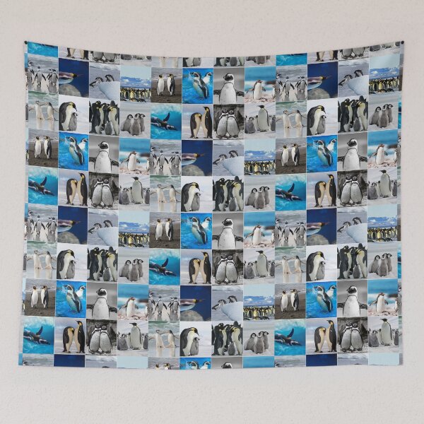 Item preview, Arctic Penguin Photo Collage designed and sold by ColorfulPrints.