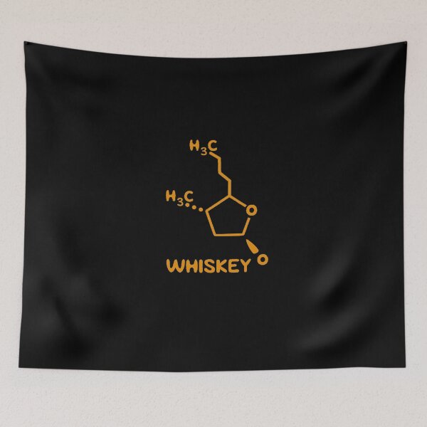 Item preview, Whiskey - The Distilled Spirit Molecule designed and sold by Numbers-Art.