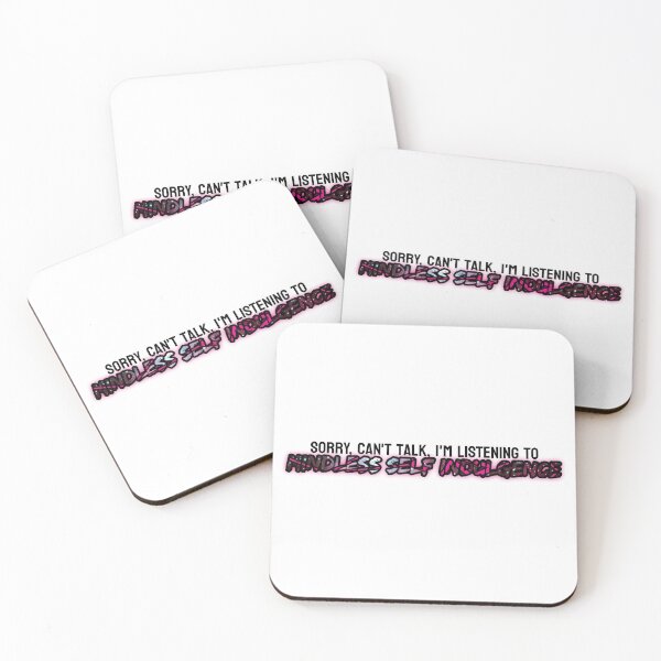 Item preview, Sorry, Can't Talk, I'm Listening To Mindless Self Indulgence designed and sold by GreatAndNerdy.
