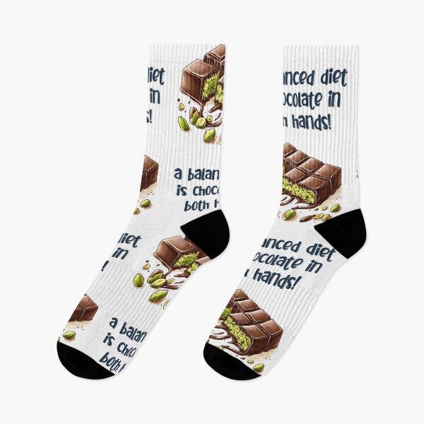 Item preview, A Balanced Diet is Chocolate Kunafa in Both Hands! Funny Dubai Kunafa Creamy Pistachios Meme designed and sold by FUNqoosh.