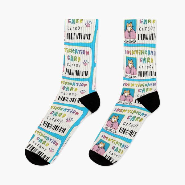 Item preview, Cute Catboy Identification Card - Fun Colorful Cat Illustration designed and sold by Pets365.