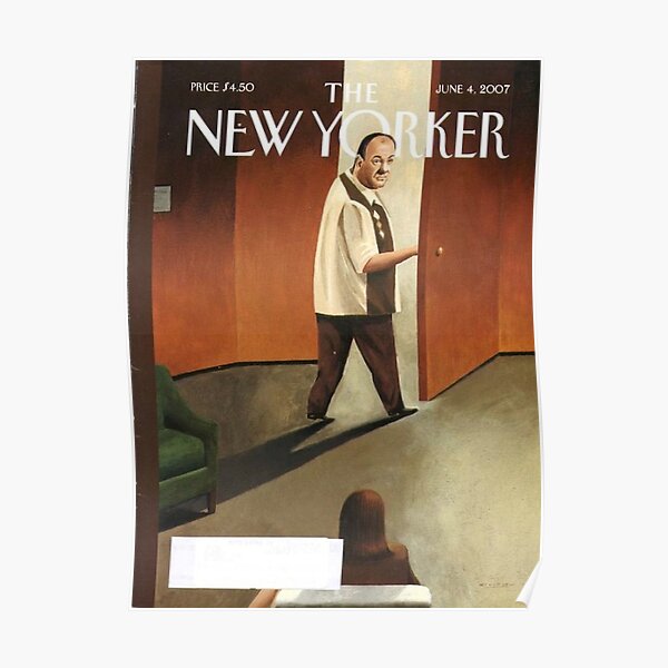TONY SOPRANO NEW YORKER COVER Poster