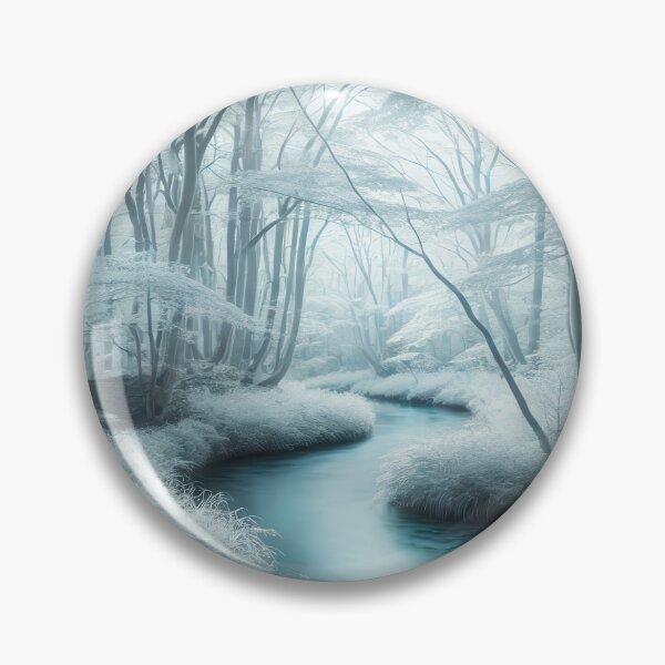 Item preview, Enchanted Frosted Forest Stream designed and sold by The Printery.