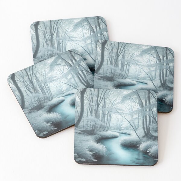 Item preview, Enchanted Frosted Forest Stream designed and sold by The Printery.