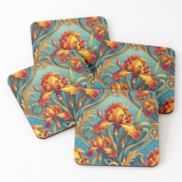 Item preview, Fire Iris designed and sold by Maryanne Chisholm Art & Apparel.