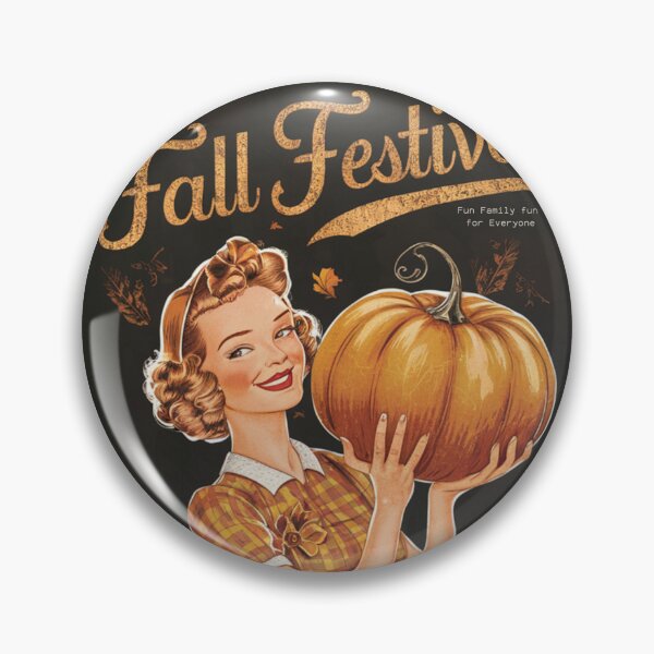 Item preview, Retro Vintage Fall Festival Poster designed and sold by HalloweenMStore.