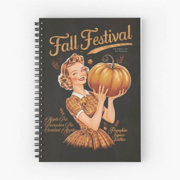 Item preview, Retro Vintage Fall Festival Poster designed and sold by HalloweenMStore.