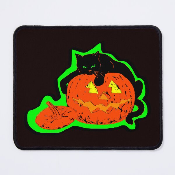 Item preview, Halloween Cat Pumpkin designed and sold by DesignFantazia.