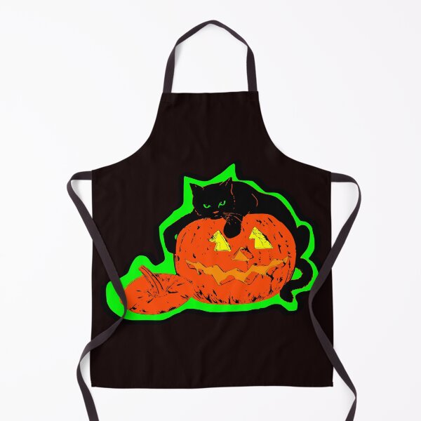 Item preview, Halloween Cat Pumpkin designed and sold by DesignFantazia.