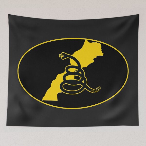 Item preview, MOROCCO - Freedom Is The Superpower - Modern Gadsden Snake Flag - Dont Tread On Me design designed and sold by pelagio.