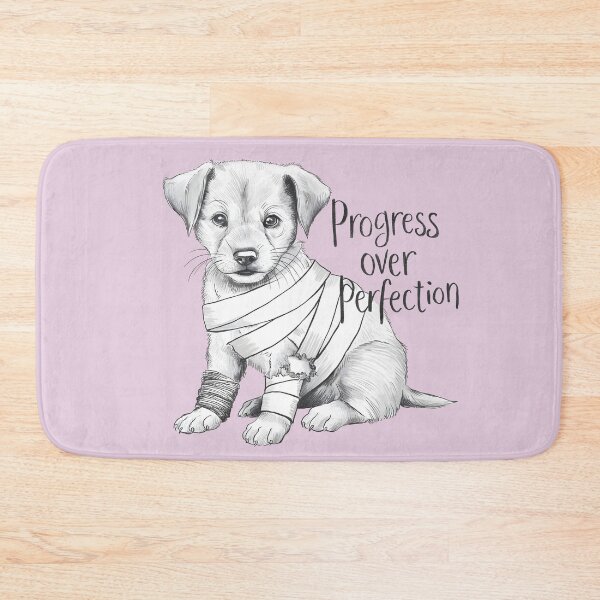 Item preview, Persevering Puppy: Progress Over Perfection designed and sold by KennerTH.