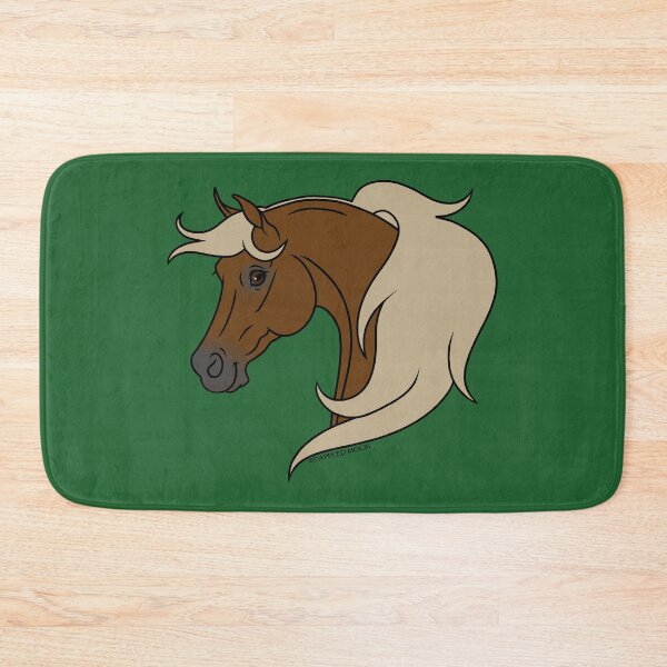 Item preview, Cartoon Chestnut Arabian Horse with Flaxen Mane designed and sold by DappledMoon.