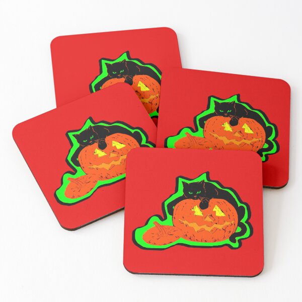 Item preview, Halloween Cat Pumpkin designed and sold by DesignFantazia.