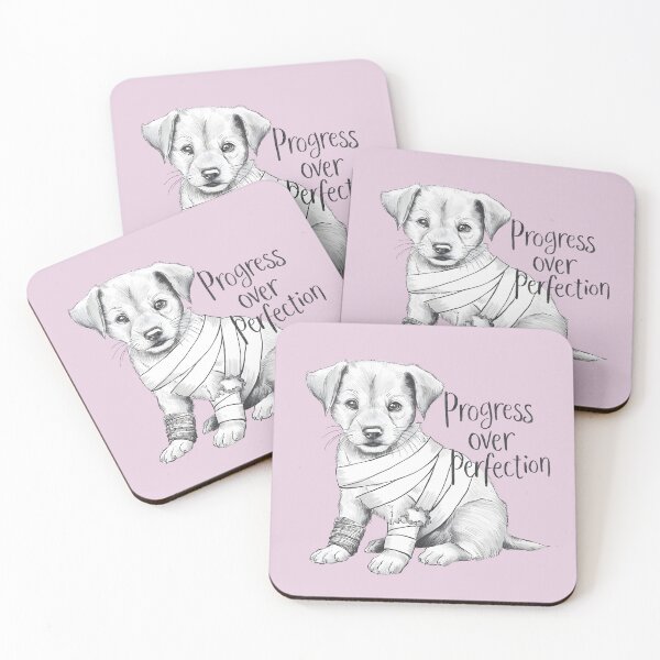 Item preview, Persevering Puppy: Progress Over Perfection designed and sold by KennerTH.