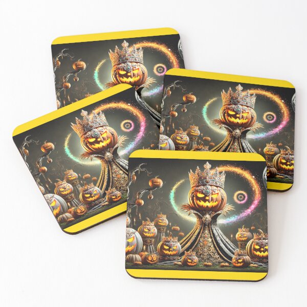 Item preview, Pumpkin Royalty - The Reign of the Queen and Her Court designed and sold by WheelieGdArt.