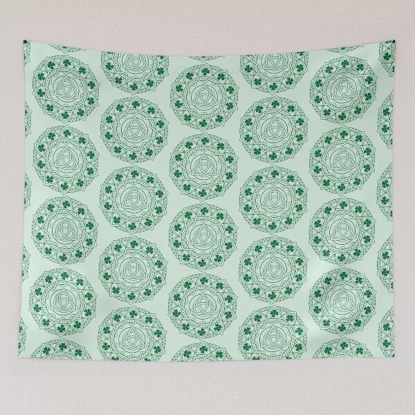 Item preview, Celtic Knot Shamrock Mandala Design designed and sold by hitechmom.