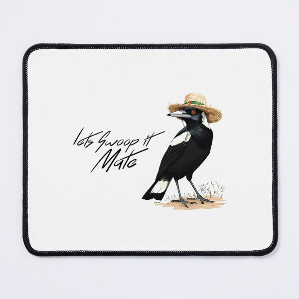 Item preview, Magpie Swooping Season White designed and sold by Dactyldesign.