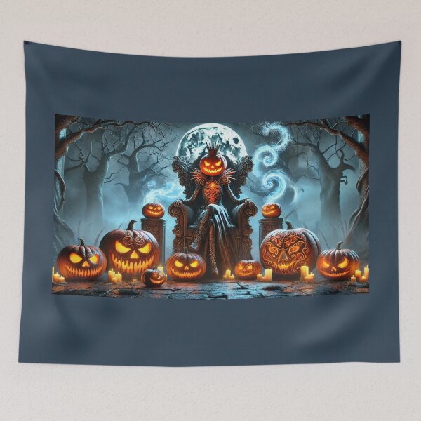 Item preview, Moonlit Majesty - The Enigmatic Queen of Halloween designed and sold by WheelieGdArt.