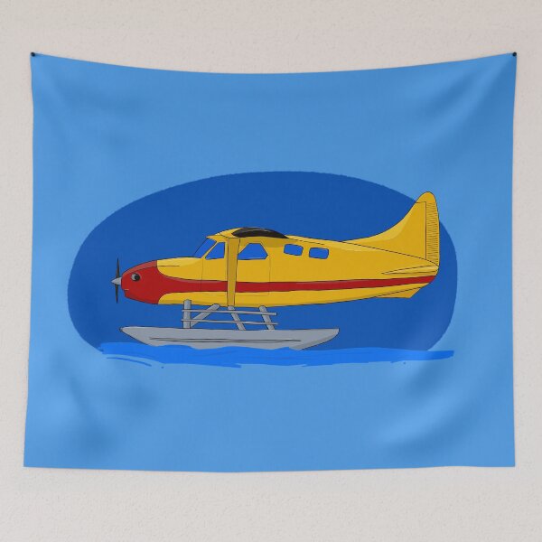 Item preview, Yellow bush plane, beaver designed and sold by Antoine Marineau Bélanger.