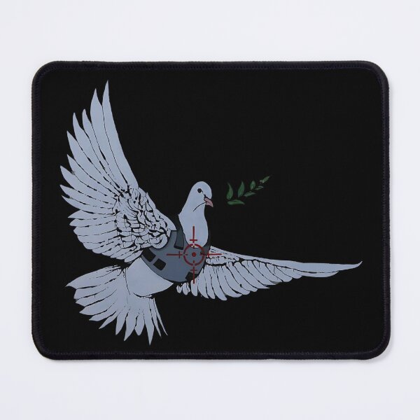 Item preview, Banksy armoured peace dove Palestine Gaza  designed and sold by Inspiro Studio.