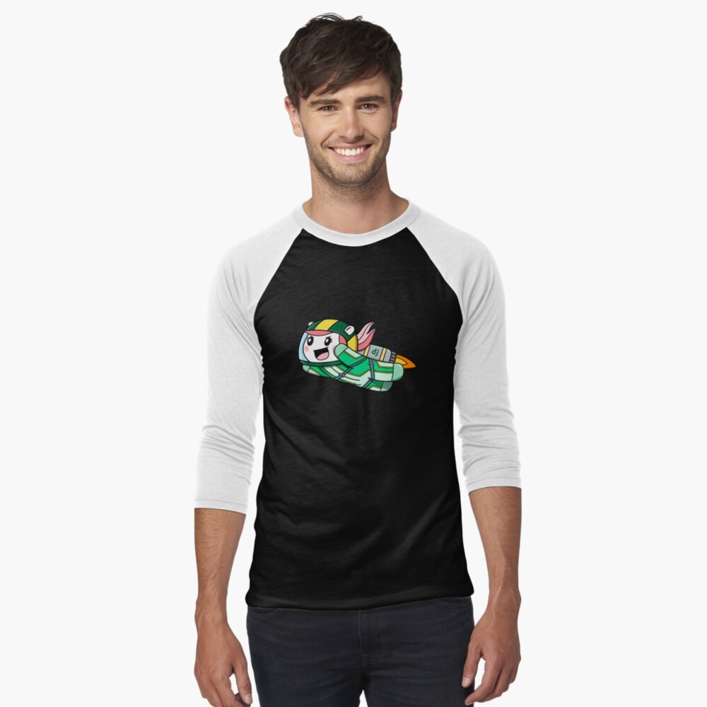 Item preview, Baseball ¾ Sleeve T-Shirt designed and sold by sjbitcode.