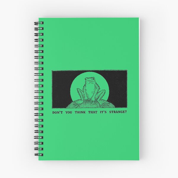 Item preview, don't you think that it's strange (frog) designed and sold by tirelessmess.