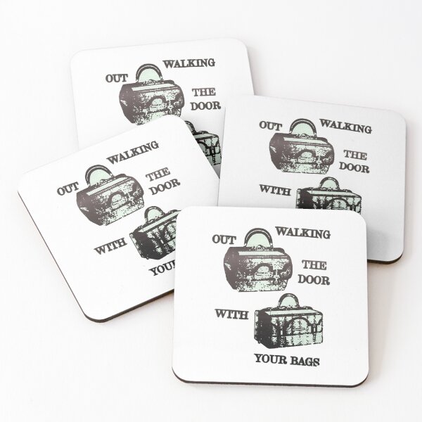 Item preview, walking out the door with your bags designed and sold by indie cottage.