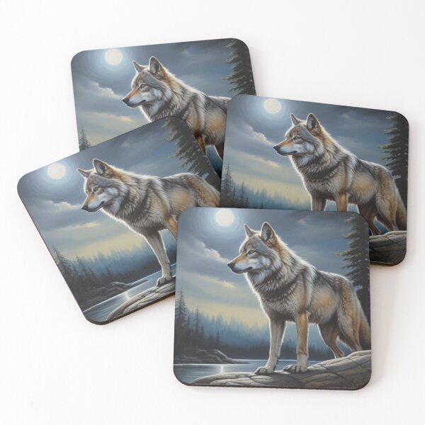 Item preview,    The Majestic Lone Wolf at Dusk designed and sold by KilianSzmid.