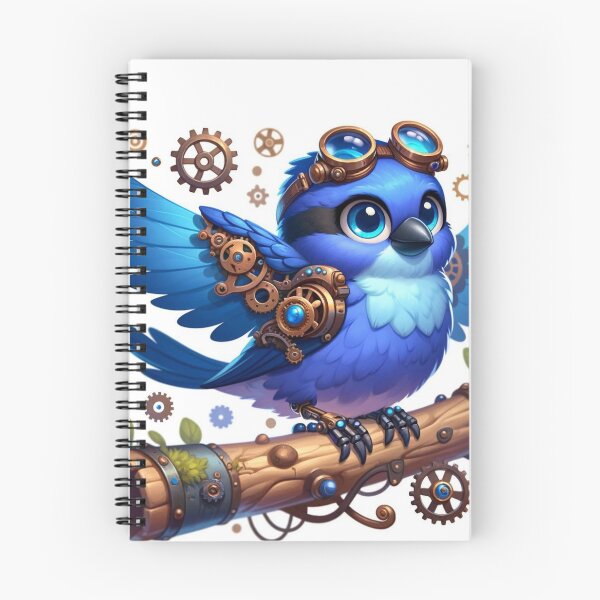 Item preview, Steampunk Blue Grosbeak designed and sold by Sillytoe.