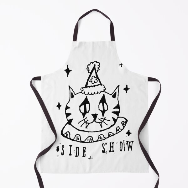 Item preview, Side Show Carnival Circus Clown Cat Grayscale designed and sold by KayTurtless.
