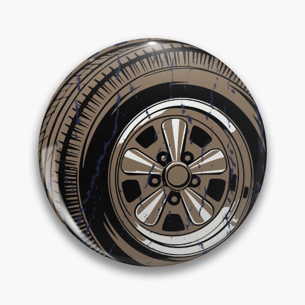 Item preview, Detourne The Wheel Classic Raster retro Vintage designed and sold by waterloop.