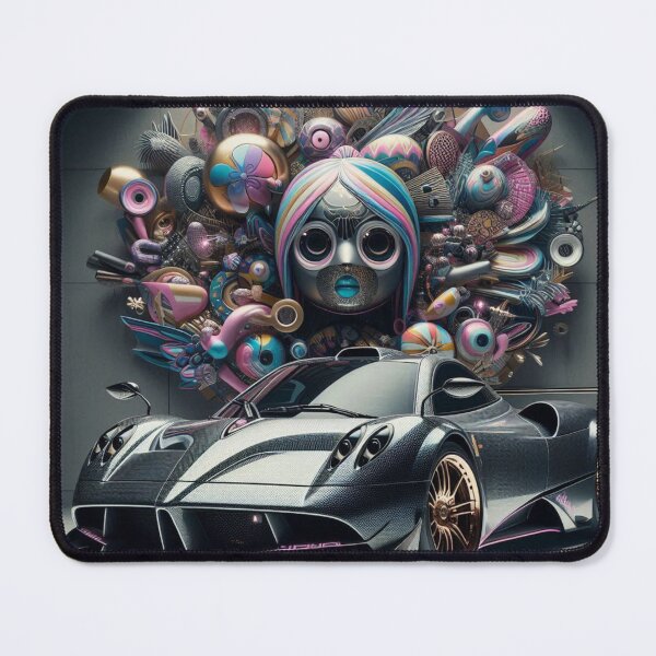 Item preview, Cybernetic Dreamscape: Pagani Huayra designed and sold by ZenOfAIarts.