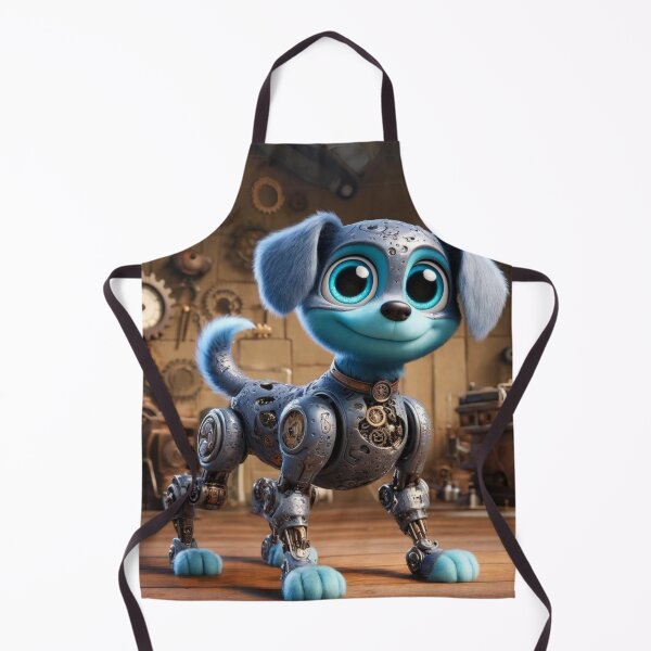 Item preview, Steampunk Blue Lacy Dog designed and sold by Sillytoe.