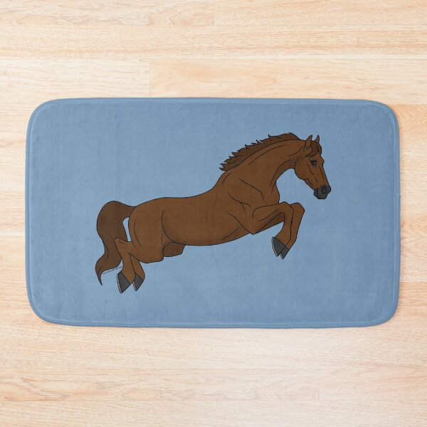Item preview, Cartoon Chestnut Jumping Horse designed and sold by DappledMoon.