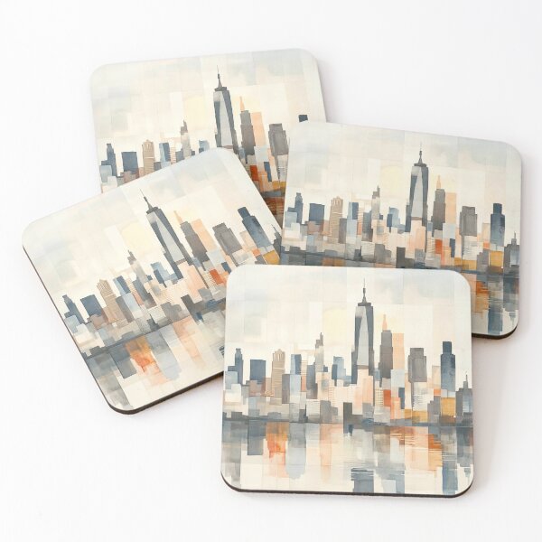 Item preview, City building views, color water designed and sold by mind-coloring.