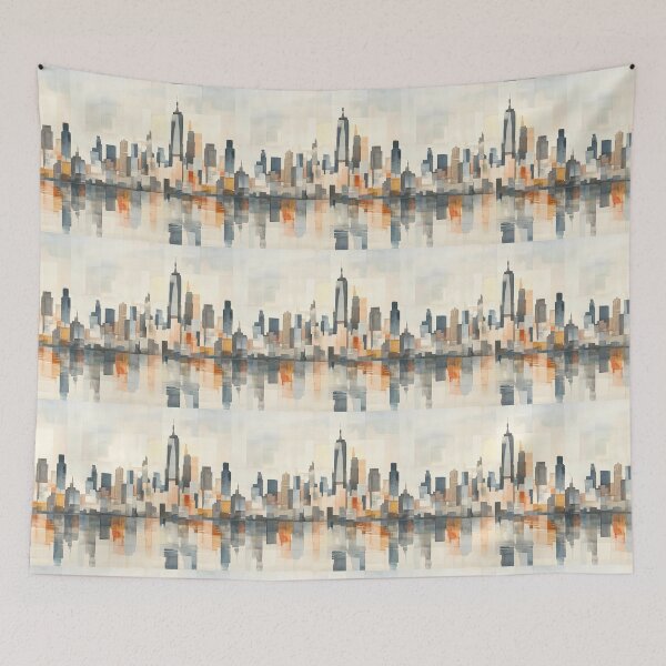 Item preview, City building views, color water designed and sold by mind-coloring.