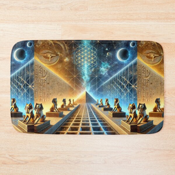 Item preview, "Seamless Egypt – The Infinite Tiling Pyramid Dream" designed and sold by Meta2Physical.