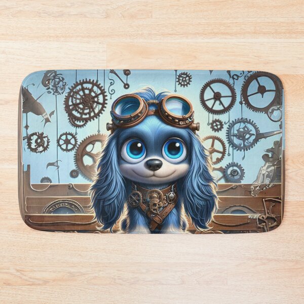 Item preview, Steampunk Blue Picardy Spaniel designed and sold by Sillytoe.
