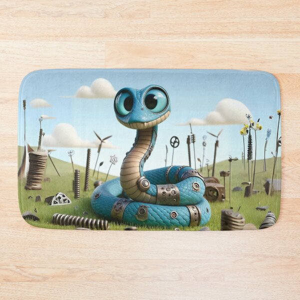 Item preview, Steampunk Blue Racer Snake designed and sold by Sillytoe.