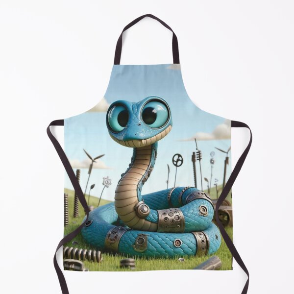 Item preview, Steampunk Blue Racer Snake designed and sold by Sillytoe.