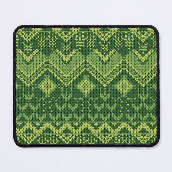 Item preview, green Cotton rhombus argyle knit texture geometric vector seamless. Christmas Winter seamless knitted pattern. Rug knitwear fabric print. Holiday christmas fabric knitting pattern designed and sold by Smht1928.