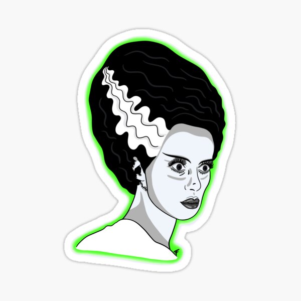 Vista previa del artículo con la obra «La novia - Resplandor verde», diseñado y vendido por The Abysmall.
