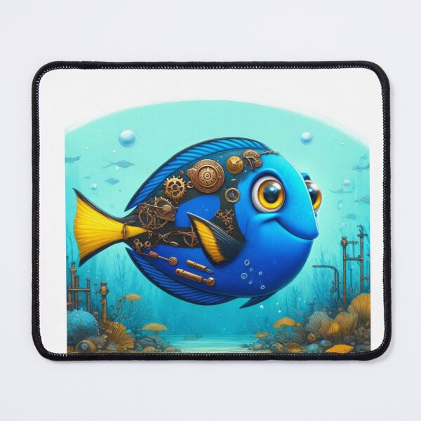 Item preview, Steampunk Blue Tang designed and sold by Sillytoe.