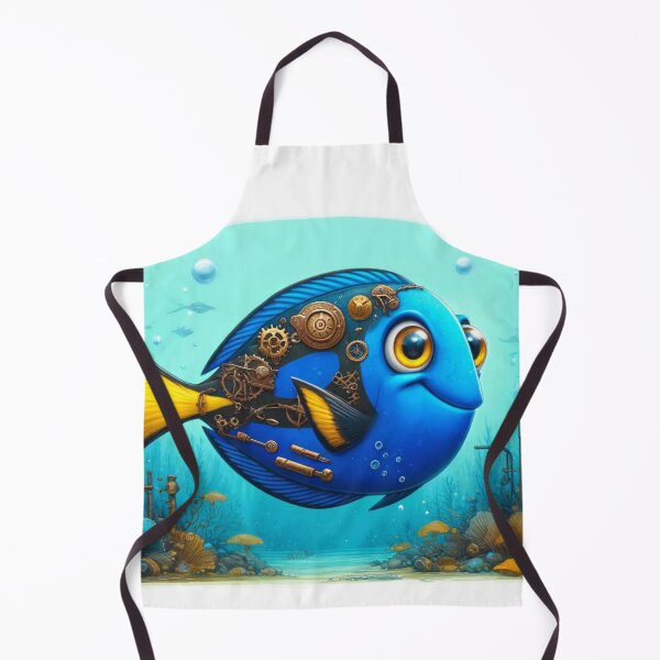 Item preview, Steampunk Blue Tang designed and sold by Sillytoe.