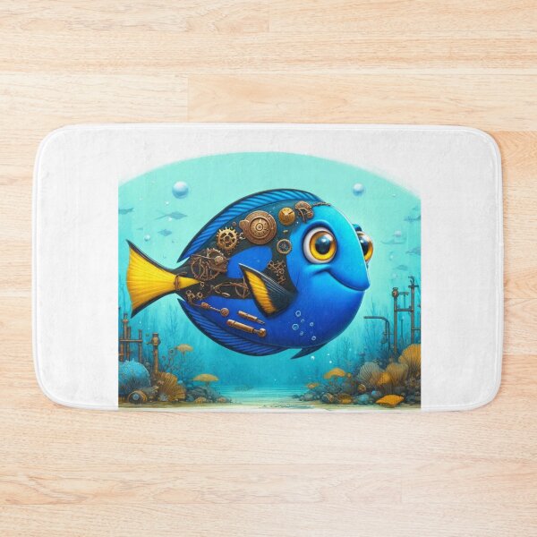 Item preview, Steampunk Blue Tang designed and sold by Sillytoe.