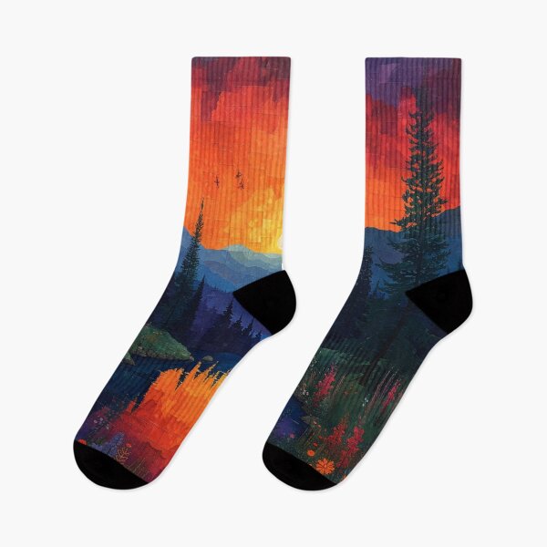 Item preview, Mountain Sunset 14 designed and sold by Dawn van Doorn.