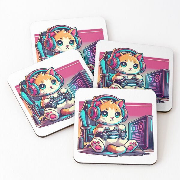 Item preview, Gamer Kitty So Cute designed and sold by NineNIGHT404.