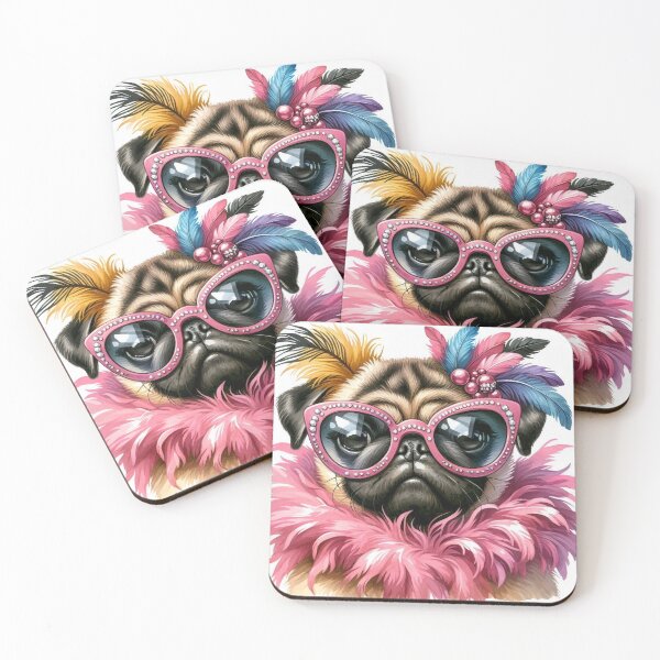 Item preview, Diva Pug Dog designed and sold by Wags & Tails.