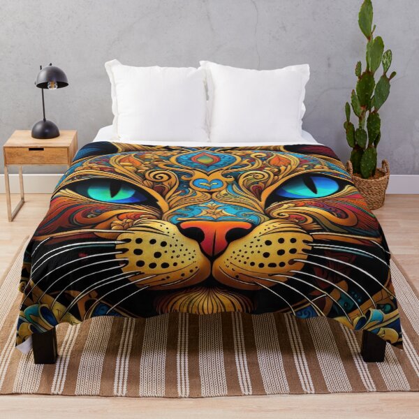 Item preview, Intense Cat designed and sold by Kallak-AI-Art.